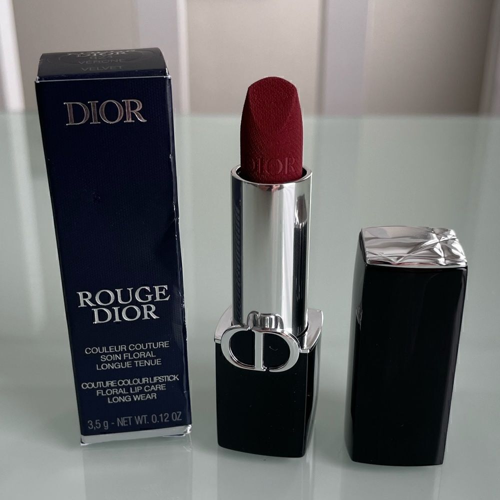 NIB DIOR Rouge Dior Refillable Velvet Lipstick